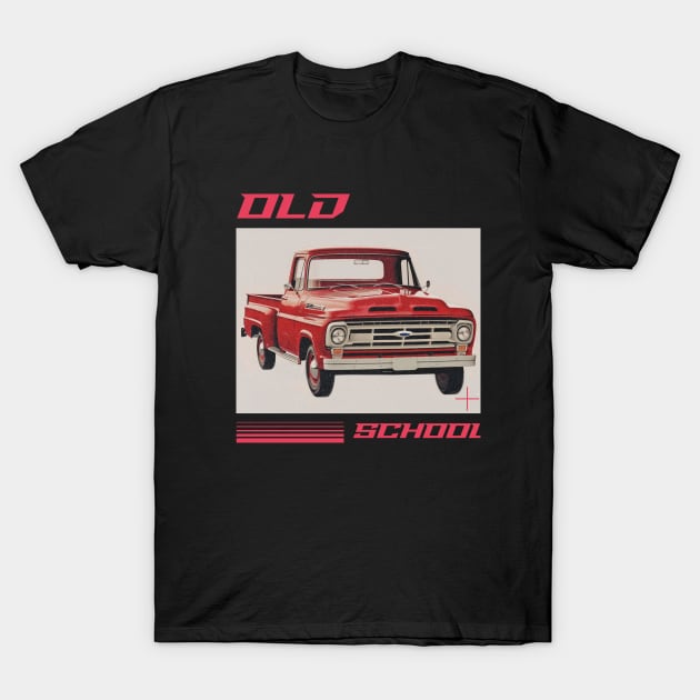 Old School Car T-Shirt by HustleHardStore